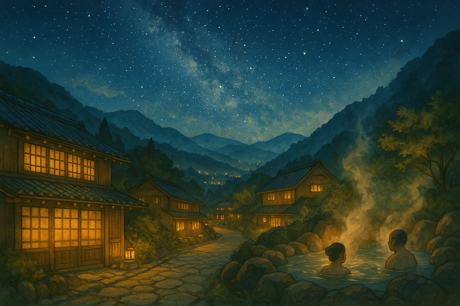 阿智村の星空と昼神温泉